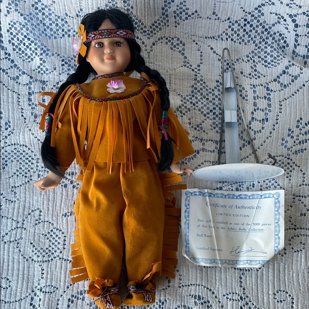 Limited Edition Doll with Orange Fringe Outfit
